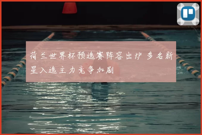 荷兰世界杯预选赛阵容出炉 多名新星入选主力竞争加剧